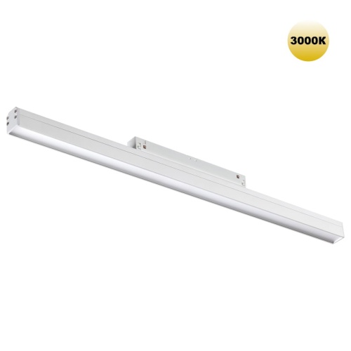 NOVOTECH 359200 SHINO NT23 162 белый Трековый светильник для низков. шинопровода IP20 LED 3000К 24W 48V 1800Лм FLUM