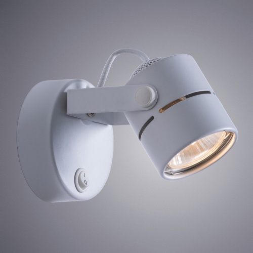 Спот Arte Lamp MIZAR A1311AP-1WH фото 2 Спот Arte Lamp MIZAR A1311AP-1WH фото 2