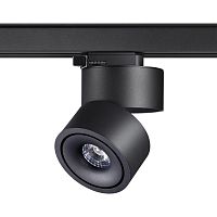 NOVOTECH 358779 PORT NT21 314 черный Трехфазный трековый светодиодный светильник IP20 LED 15W 4000K 1300Лм 100-265V GRODA