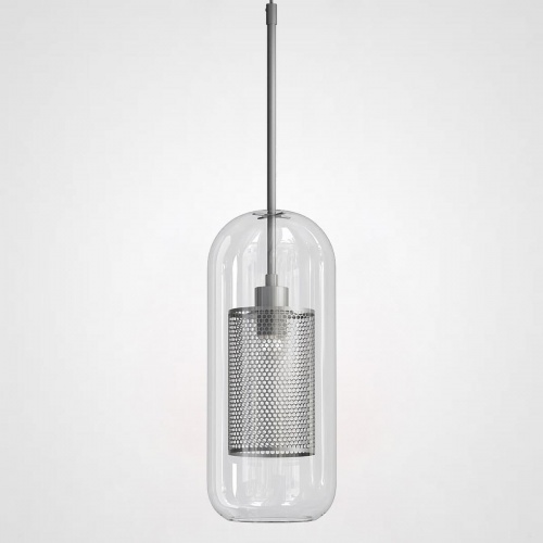 Подвесной светильник CATCH F cylinder silver D15 Подвесной светильник CATCH F cylinder silver D15