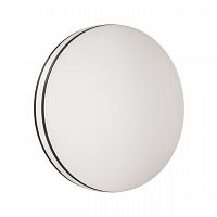 3055/AL PALE SN 016 Светильник пластик/белый/черный LED 18Вт 4000К D260 IP43 LOBIO