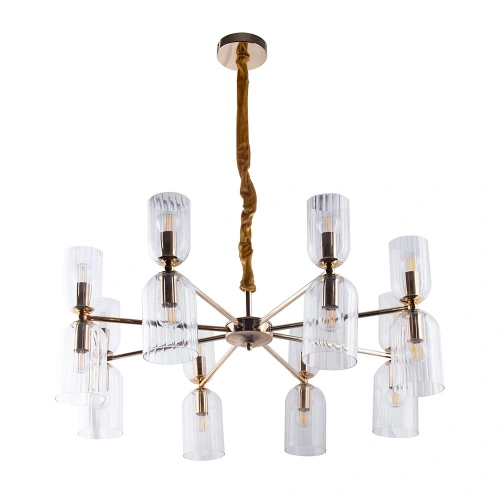 Подвесная люстра Arte Lamp CHARM A1623LM-16GO Подвесная люстра Arte Lamp CHARM A1623LM-16GO