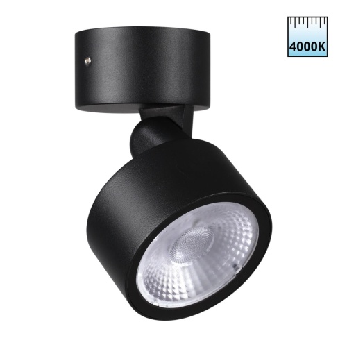 NOVOTECH 359589 STREET NT25 694 черный Светильник ландшафтный светодиодный IP65 LED 12W 4000К 100-240V FOCUS