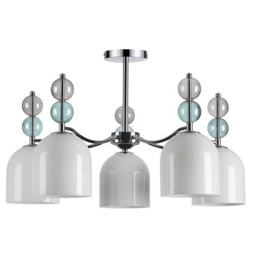 LUMION 5235/5C MODERNI LN26 151 хром Люстра потолочная E27 5*40W 220V GILLIAN