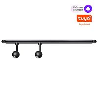 NOVOTECH 359376 KONST NT24 046 черный Светильник диммир. со сменой цв. температ. (управл. - пульт ДУ или прилож. Smart Life) IP20 LED 14W 48V 3000-6000К GLAT