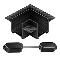 NOVOTECH 135274 SHINO NT24 109 черный Соединитель угловой "L" для шинопровода встраиваемого в ГКЛ IP20 24V EASY