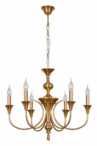 Подвесная люстра Arte Lamp COLLINETTA A4094LM-6PB фото 2