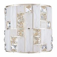 ODEON LIGHT 5072/28WL HALL ODL24 597 золото/прозрачный/белый/металл/хрусталь/алебастр Бра LED 15W 3700K CROSSA