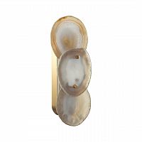 ODEON LIGHT 7065/10WL L-VISION ODL25 219 Настенный светильник бронзовый/металл/акрил/агат IP20 LED 10W 3000K 220V AGATE