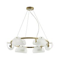 LUMION 6571/6 NEOCLASSI LN26 193 медный/белый/металл/стекло Люстра E14 6*60W 220V FIORO