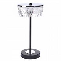 LUMION 8204/1TL LEDIO LN26 531 серебро/черный/прозрачный, металл/акрил Настольная лампа LED 7W 4000К 220V SATIANA