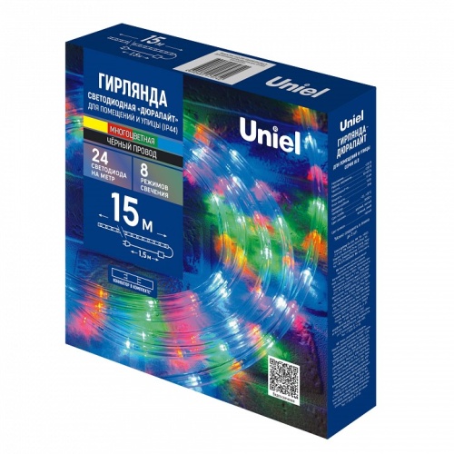 Шнур световой Uniel ULD-D50 15M/С08 IP44 UL-00010905 фото 6 Шнур световой Uniel ULD-D50 15M/С08 IP44 UL-00010905 фото 6