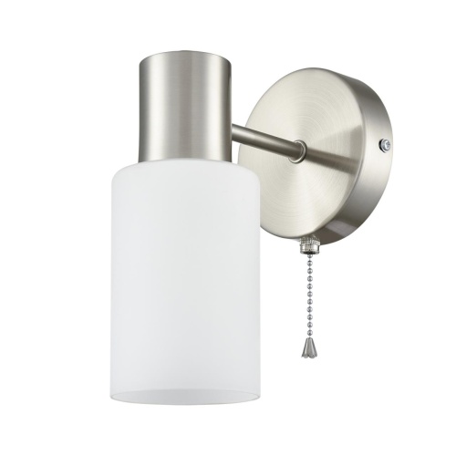 LUMION 8099/1W COMFI LN26 105 никель/белый металл/стекло Бра Е14 1*40W 220V MAVE