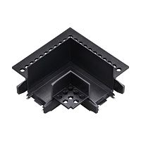 NOVOTECH 135280 SHINO NT24 180 черный Соединитель «L» токопроводящий для шинопровода в ГКЛ (для арт.135197; 135199) IP20 48V SMAL