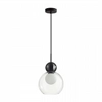 5021/1 MODERN ODL23 337 черный/прозрачный/белый матовый металл/стекло Подвес G9 LED 5W BLACKY
