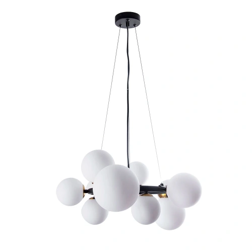 Подвесная люстра Arte Lamp GEMINI A2243SP-10BK Подвесная люстра Arte Lamp GEMINI A2243SP-10BK