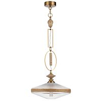 ODEON LIGHT EXCLUSIVE 5441/1 PENDANT ODL_EX26 035 сатинированн.латунь/прозрачн./металл/стекло/травертин/веревка Подвес G9 LED 6W KREMA