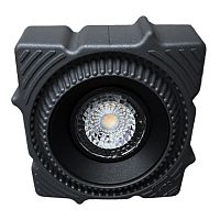ST753.448.07 Св-к встр. светодиодный в натяжной ПВХ потолок Черный LED 1*7W 4000K 560Lm Ra80 60° IP20 L102xW102xH36 220-240V
