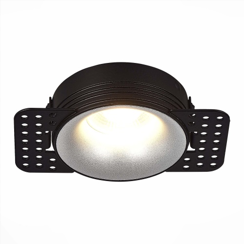 ST218.418.01 Св-к встр. Черный GU10 1*50W  IP20 D78xH30 165-265V Без ламп
