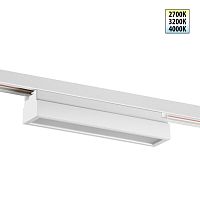 NOVOTECH 359785 PORT NT25 234 белый Светильник однофазный двухжильный трековый с переключ. цв. температуры IP20 LED 12W 180-265V 2700К/3200К/4000К ITER