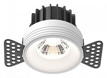 Встраиваемый светильник Maytoni Technical Round DL058-12W4K-TRS-W