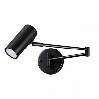 ODEON LIGHT 4376/1W HIGHTECH ODL23 455 черный Настенный светильник IP20 LED E14 9W RAZIO