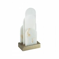 ODEON LIGHT EXCLUSIVE 5437/12TL HIGHTECH ODL_EX25 081 бронзовый брашинг/металл/смола под алебастр/акрил Настольная лампа LED 12W 3000K 1402Лм FOROS