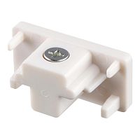 NOVOTECH 135016 PORT NT18 255 белый Заглушка торцевая для однофазного трехжильного шинопровода IP20