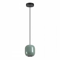 ODEON LIGHT 5053/1C PENDANT ODL24 375 черный/зеленый/металл Подвес GU10 LED 4W OVALI
