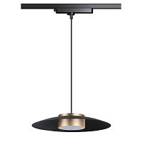 NOVOTECH 358592 PORT NT21 216 черный/золото Светильник трековый однофазный трехжильный, провод 1м IP20 LED 4000K 18W 220-240V PILZ