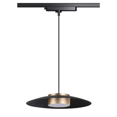 NOVOTECH 358592 PORT NT21 216 черный/золото Светильник трековый однофазный трехжильный, провод 1м IP20 LED 4000K 18W 220-240V PILZ