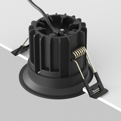 Встраиваемый светильник Maytoni Technical Round DL058-12W3K-B фото 5 Встраиваемый светильник Maytoni Technical Round DL058-12W3K-B фото 5
