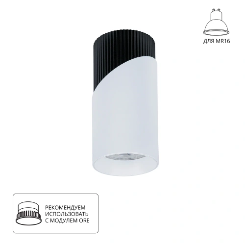 Точечный накладной светильник Arte Lamp POLAR A5462PL-1WH Точечный накладной светильник Arte Lamp POLAR A5462PL-1WH