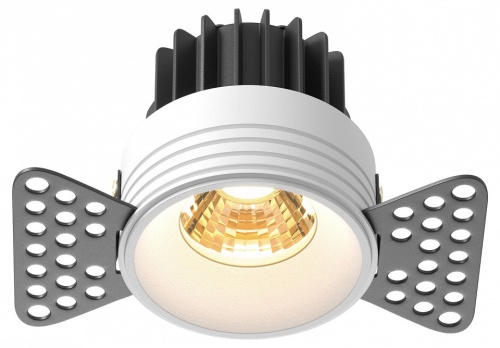 Встраиваемый светильник Maytoni Technical Round DL058-7W2.7K-TRS-W