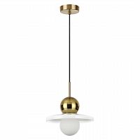 5014/1B MODERN ODL23 295 золотой/белый/белый матовый металл/стекло Подвес G9 LED 5W HATTY