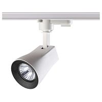NOVOTECH 370404 PORT NT18 246 белый/черный Светильник трековый однофазный трехжильный IP33 GU10 50W 110-265V PIPE