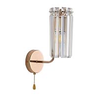 LUMION 8347/1W CLASSI LN26 155 золото/прозрачный, металл/хрусталь Бра E14 1*40W 220V FAVLA