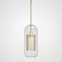 Подвесной светильник CATCH F cylinder brass D12