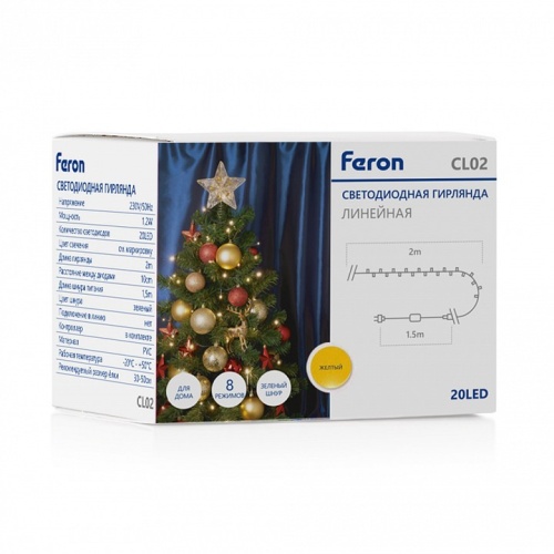 Гирлянда Нить Feron CL02 32288 фото 4