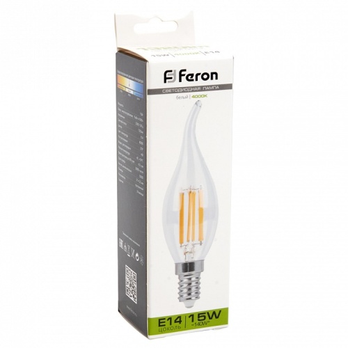 Лампа светодиодная Feron LB-718 E14 15Вт 4000K 38263 фото 3