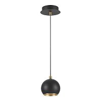 LUMION 3635/1 MODERNI LN18 000 черный с бронзой Подвес G9 1*40W 220V NERUNI