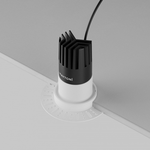 Встраиваемый светильник Maytoni Technical Dip DL120-10W-2.7K-TRS-W фото 7 Встраиваемый светильник Maytoni Technical Dip DL120-10W-2.7K-TRS-W фото 7