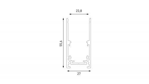 Шинопровод накладной глубокий, серия SY-LINK, Белый, IP20 SY-LINK-20S1-2.5-WH фото 2