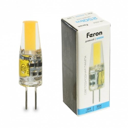 Лампа светодиодная Feron LB-424 G4 3Вт 6400K 51172 фото 5