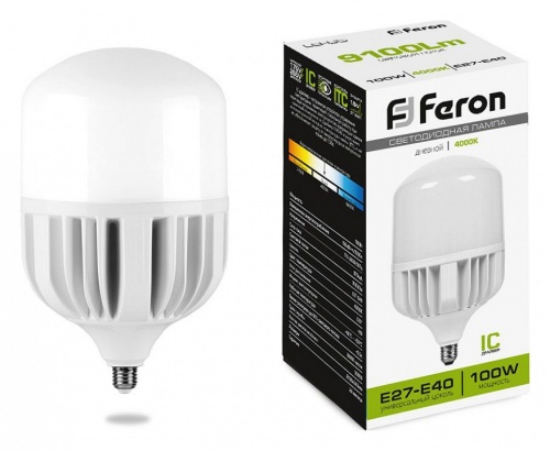 Лампа светодиодная Feron LB-65 E27-E40 100Вт 4000K 38219 фото 4