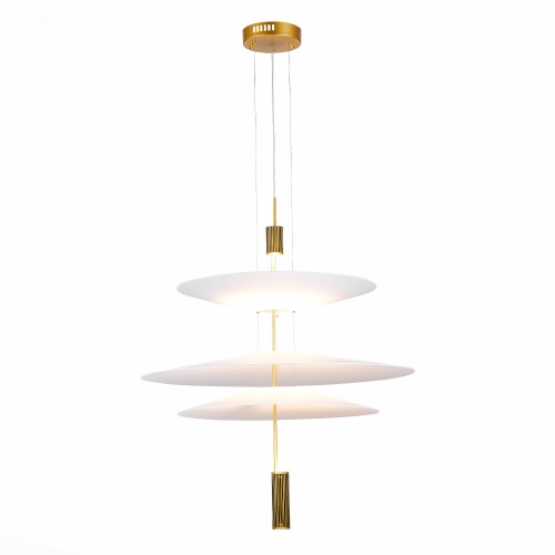 SL6101.223.01 Люстра подвесная ST-Luce Золотистый/Белый LED 1*15W 3000K SL6101.223.01 Люстра подвесная ST-Luce Золотистый/Белый LED 1*15W 3000K
