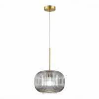 SL1154.303.01 Подвес ST-Luce Латунь/Дымчатый E27 1*60W