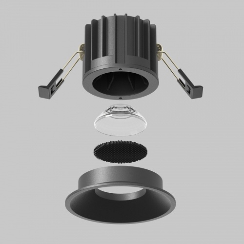 Встраиваемый светильник Maytoni Technical Round DL058-12W-DTW-B фото 5 Встраиваемый светильник Maytoni Technical Round DL058-12W-DTW-B фото 5