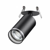 NOVOTECH 370881 SPOT NT22 573 черный Cветильник встраиваемый IP20 GU10 9W 220V ULAR