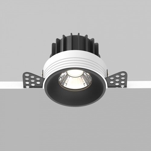 Встраиваемый светильник Maytoni Technical Round DL058-12W4K-TRS-B фото 3